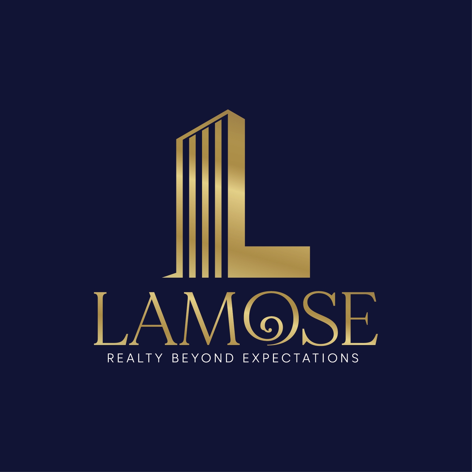 Lamose Group logo representing modern urban living and premium real estate
