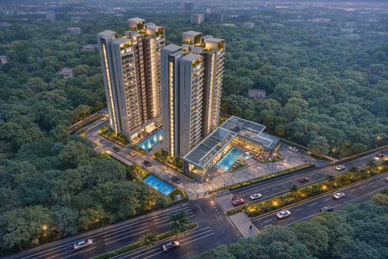 High-Rise Apartments on Dwarka Expressway Gurgaon with modern towers and landscaped community